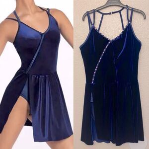 Weissman dance costume royal blue velvet slip dress Berlin
12630 LA-Large adult